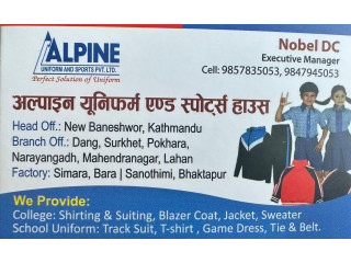 Alpine Uniform And Sports Pvt Ltd